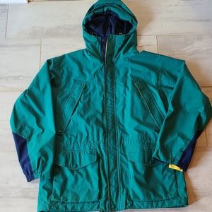 Eddie Bauer Men’s Green Hooded Coat (XL)